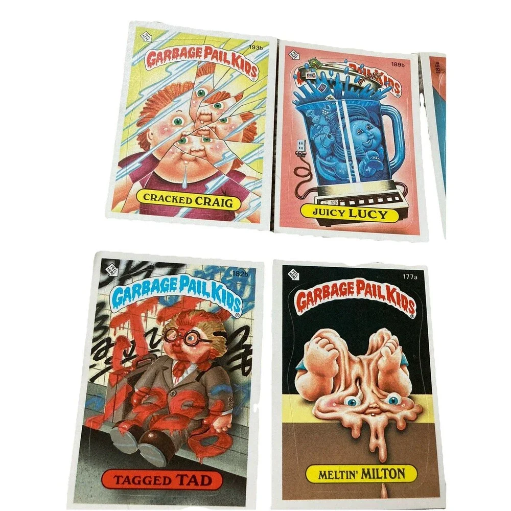 GARBAGE PAIL KIDS CARDS Series 3 1986 Lot Of 10- Meltin’ Milton, Tagged Tad, etc